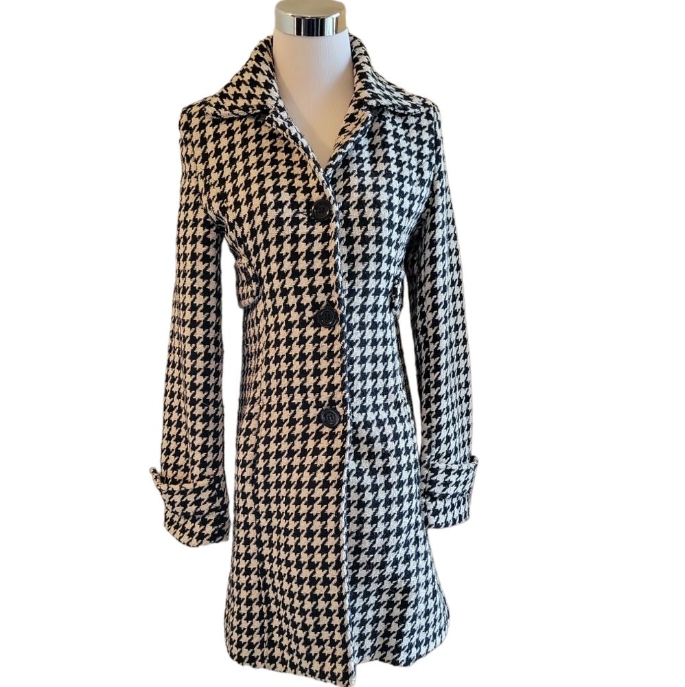 Poetry Houndstooth coat size small